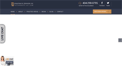 Desktop Screenshot of jonathanjohnsonatlantalawyer.com